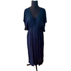 NWT Rag & Bone Gauze Dress Salette Navy Size M